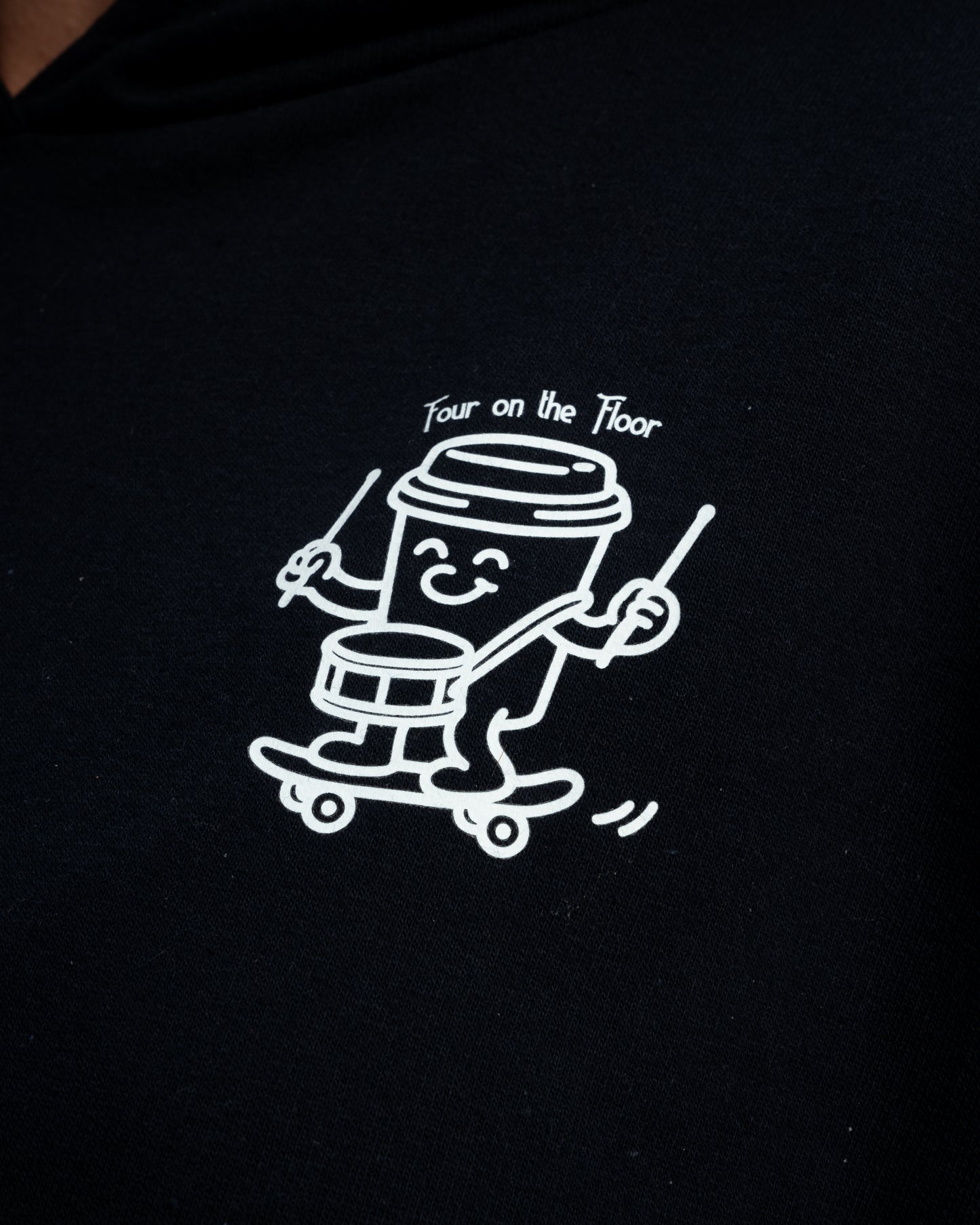 Sippy the Coffee Cup Relaxed Hoodie | Ladies | French Navy