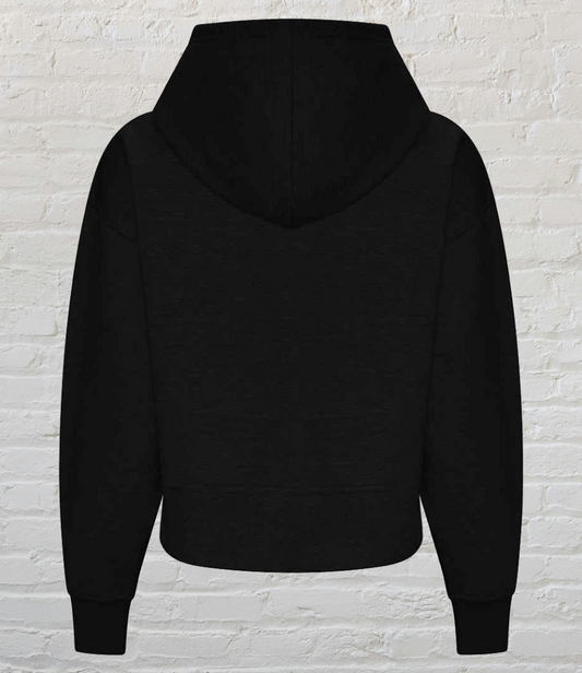 Ladies Original Design Relaxed Hoodie | Black