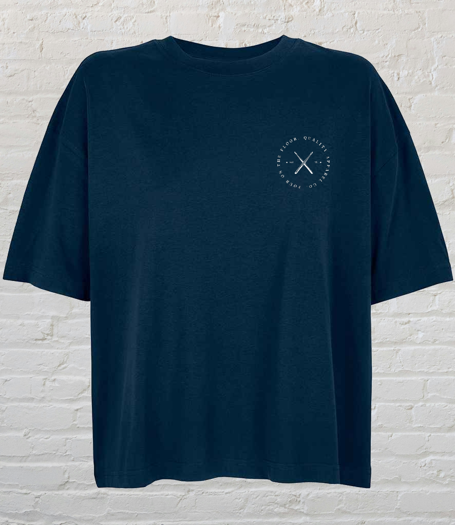 Original Design Ladies Boxy Oversized T-Shirt | French Navy