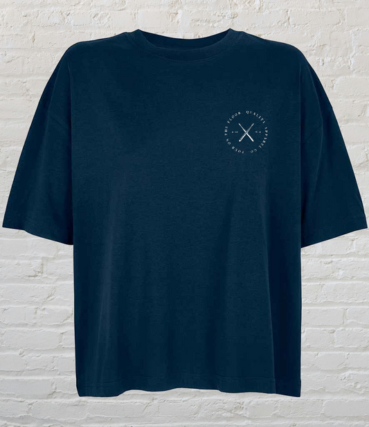 Original Design Ladies Boxy Oversized T-Shirt | French Navy