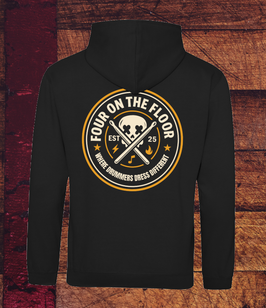 Street Crest Hoodie Black