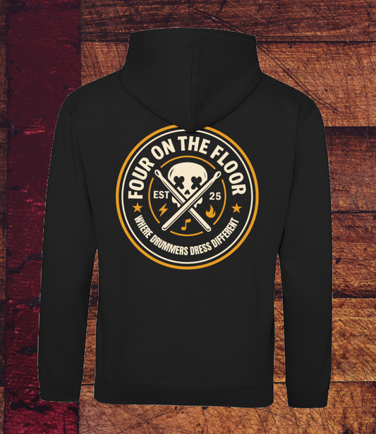 Street Crest Hoodie Black