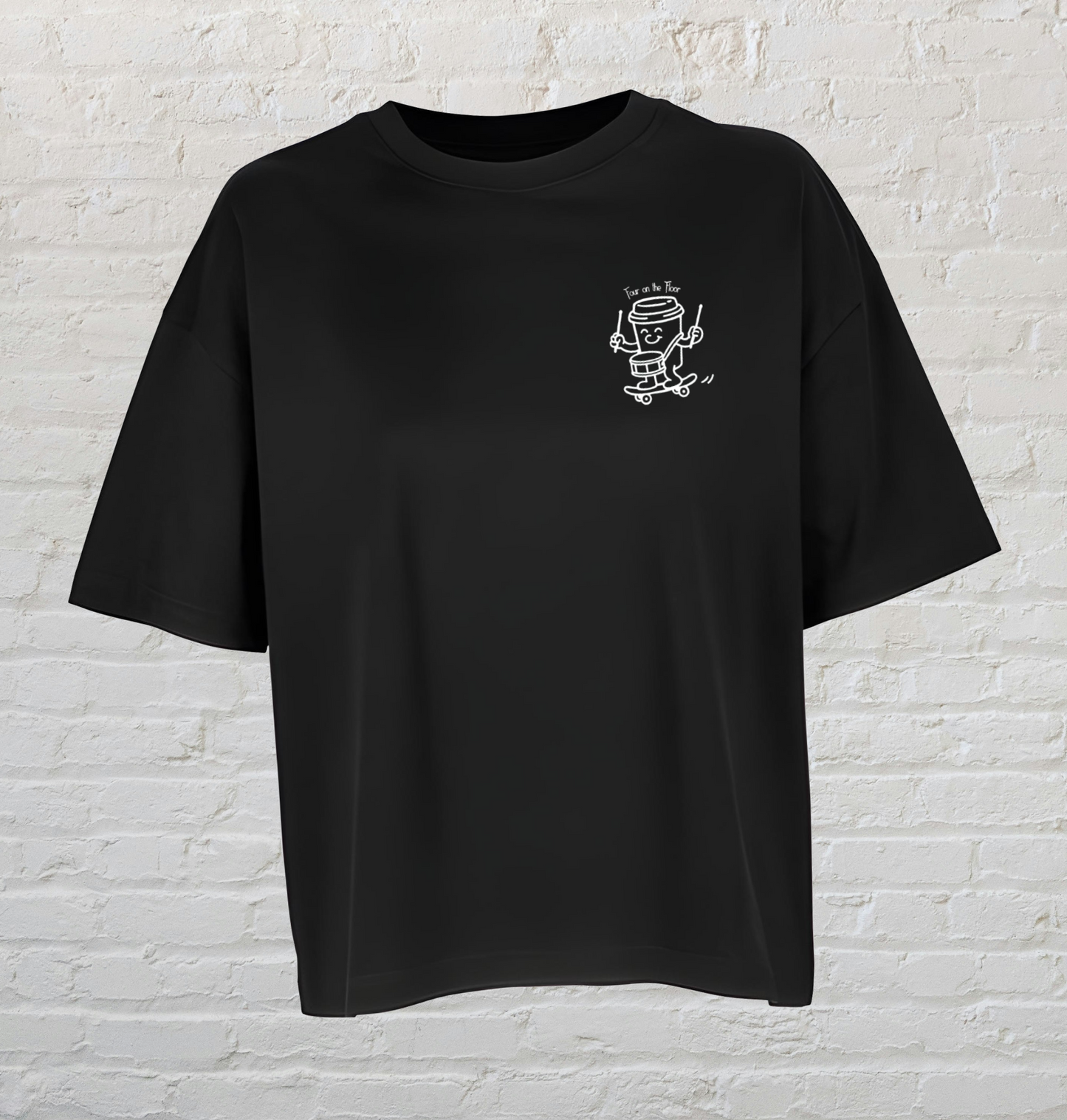 Sippy the Coffee Cup T Shirt | Ladies | Black