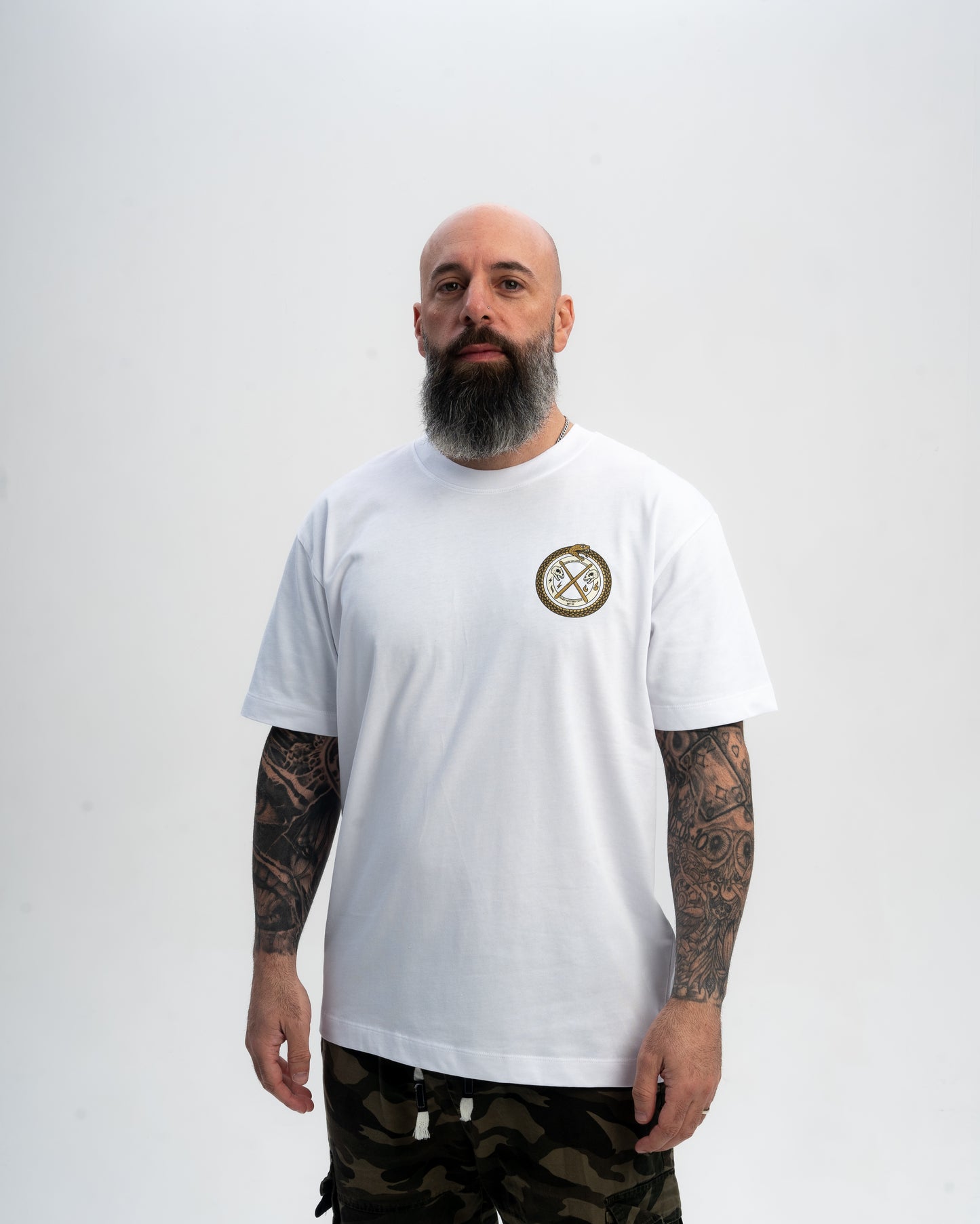 Hard Hitters Club T Shirt White