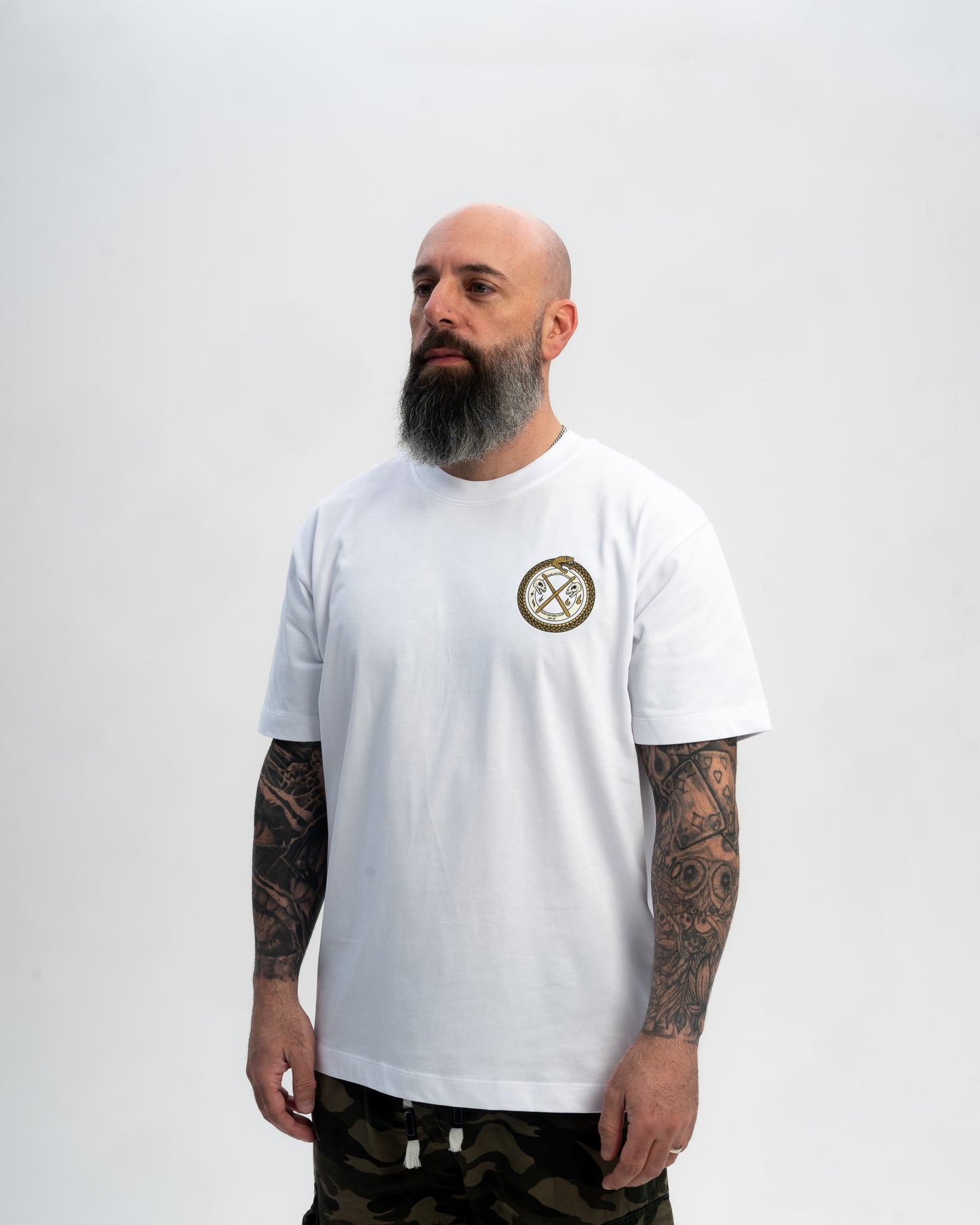 Hard Hitters Club T Shirt White
