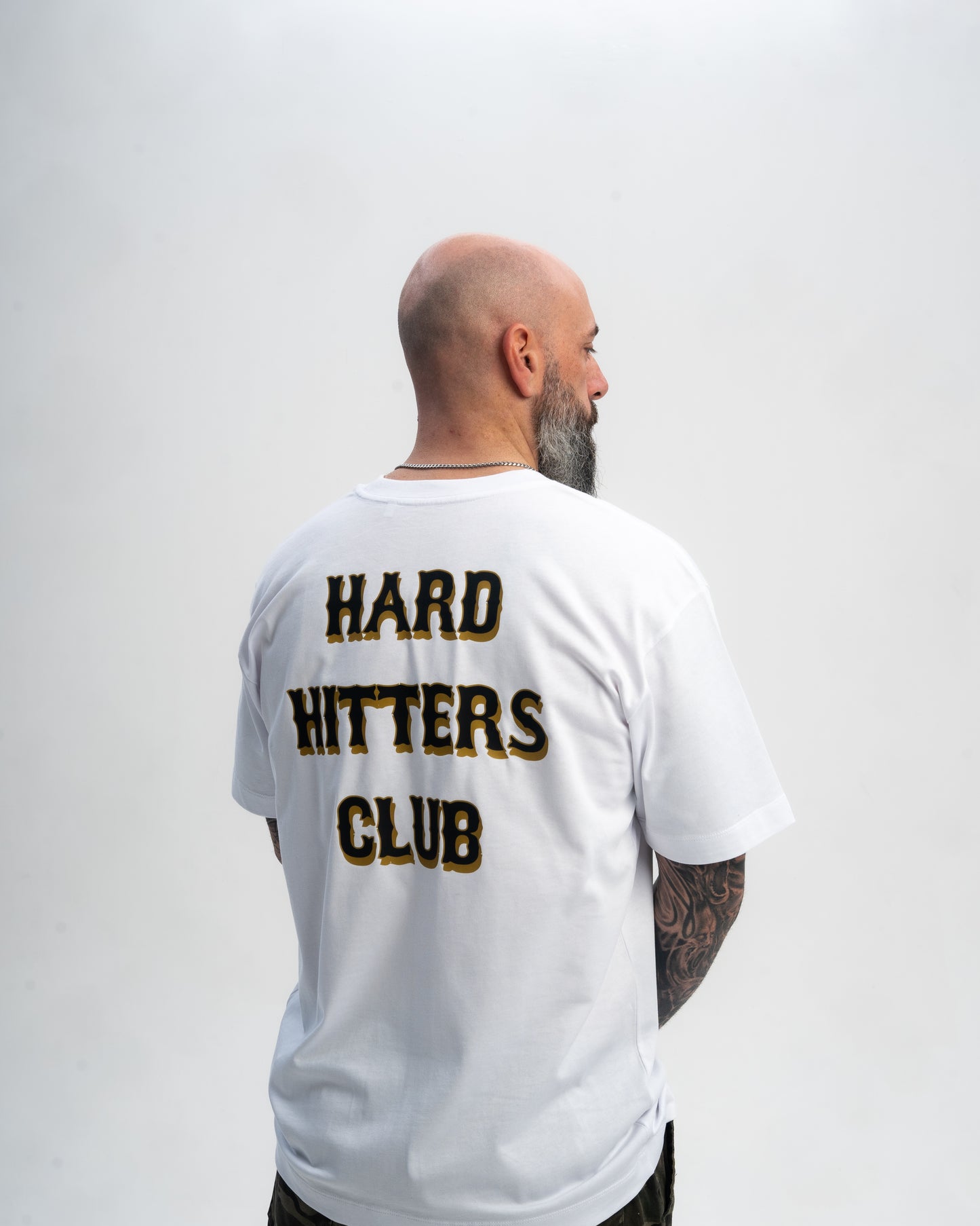 Hard Hitters Club T Shirt White