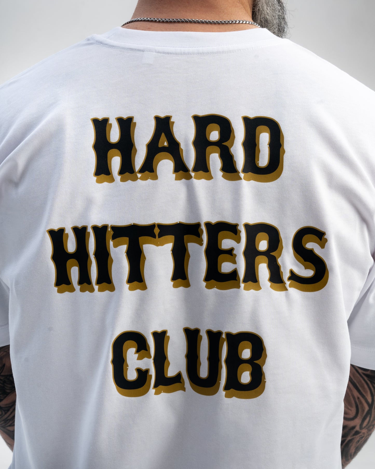 Hard Hitters Club T Shirt White