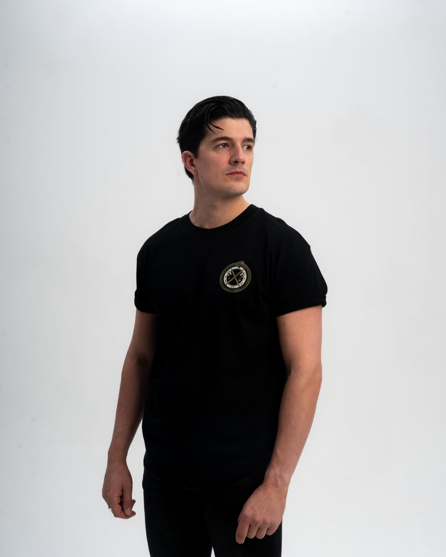 Hard Hitters Club T Shirt Black