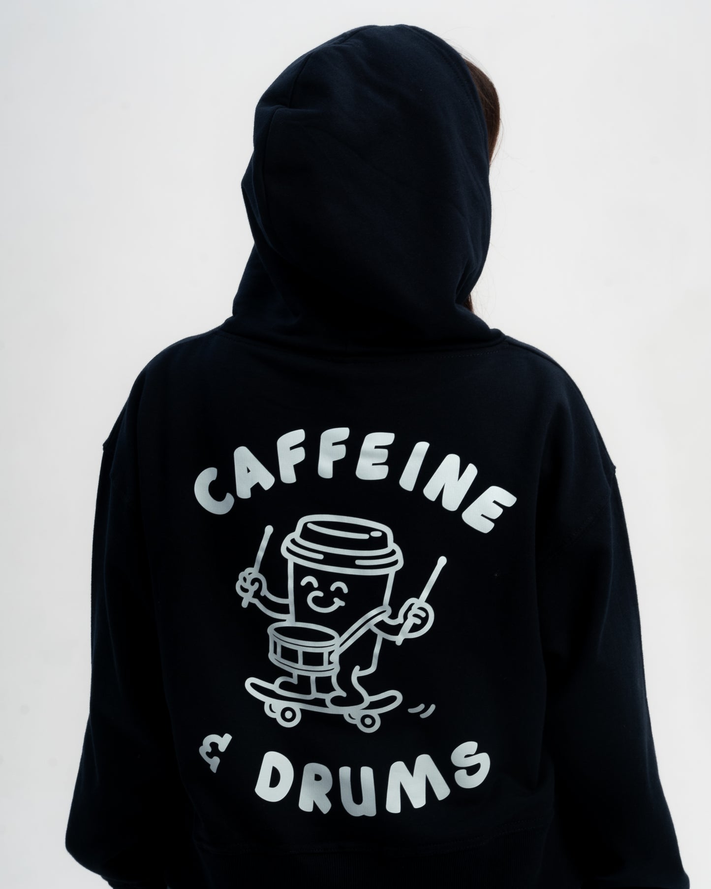 Sippy the Coffee Cup Relaxed Hoodie | Ladies | French Navy