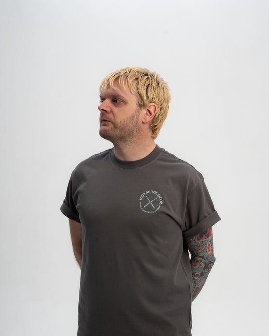 Where Drummers Dress Different T Shirt Charcoal