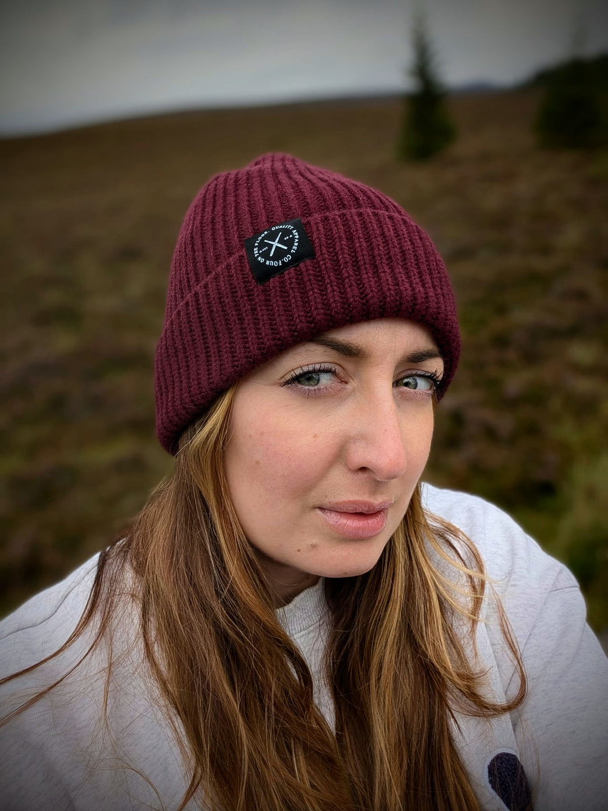 Backbeat Beanie | Maroon
