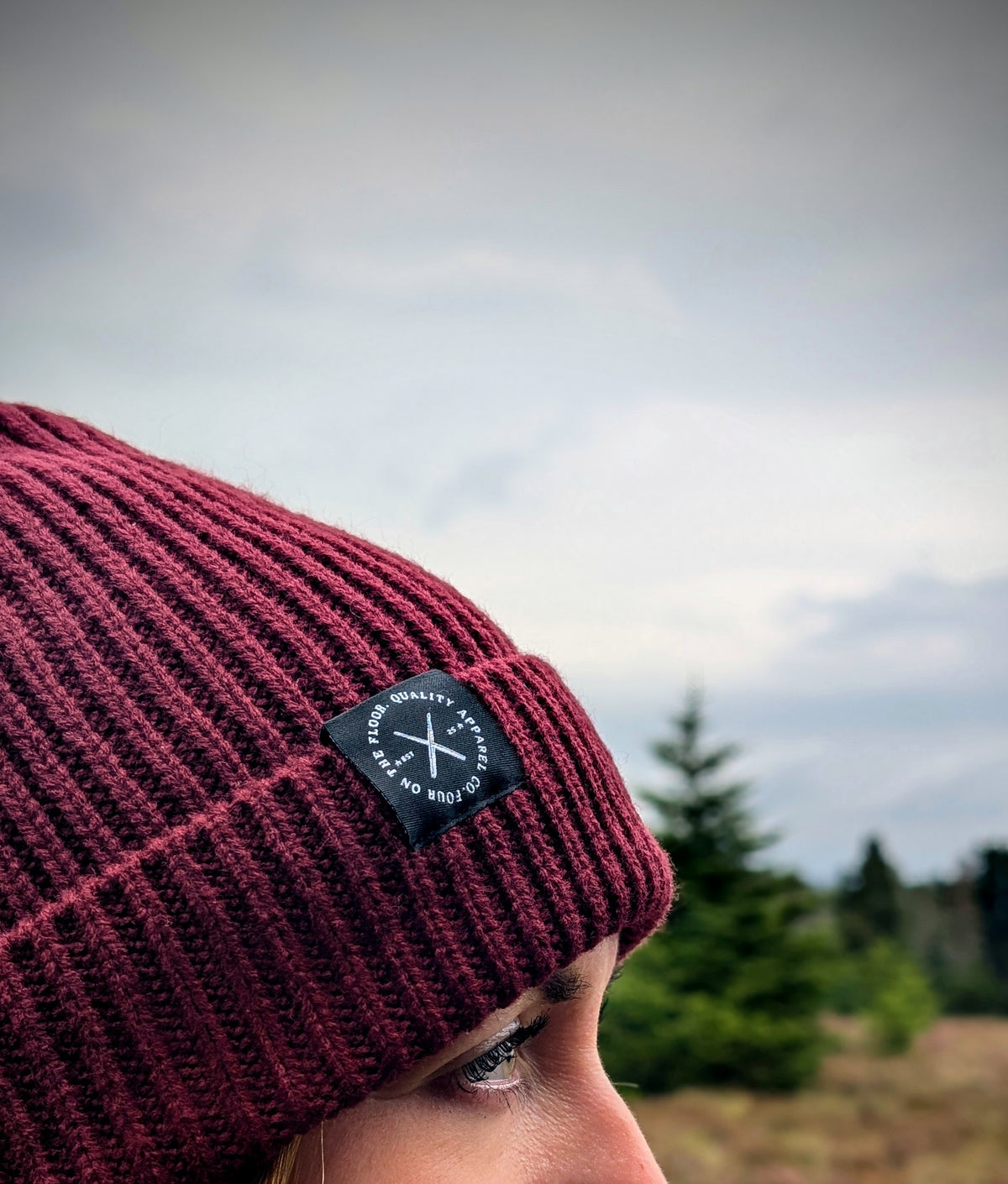 Backbeat Beanie | Maroon