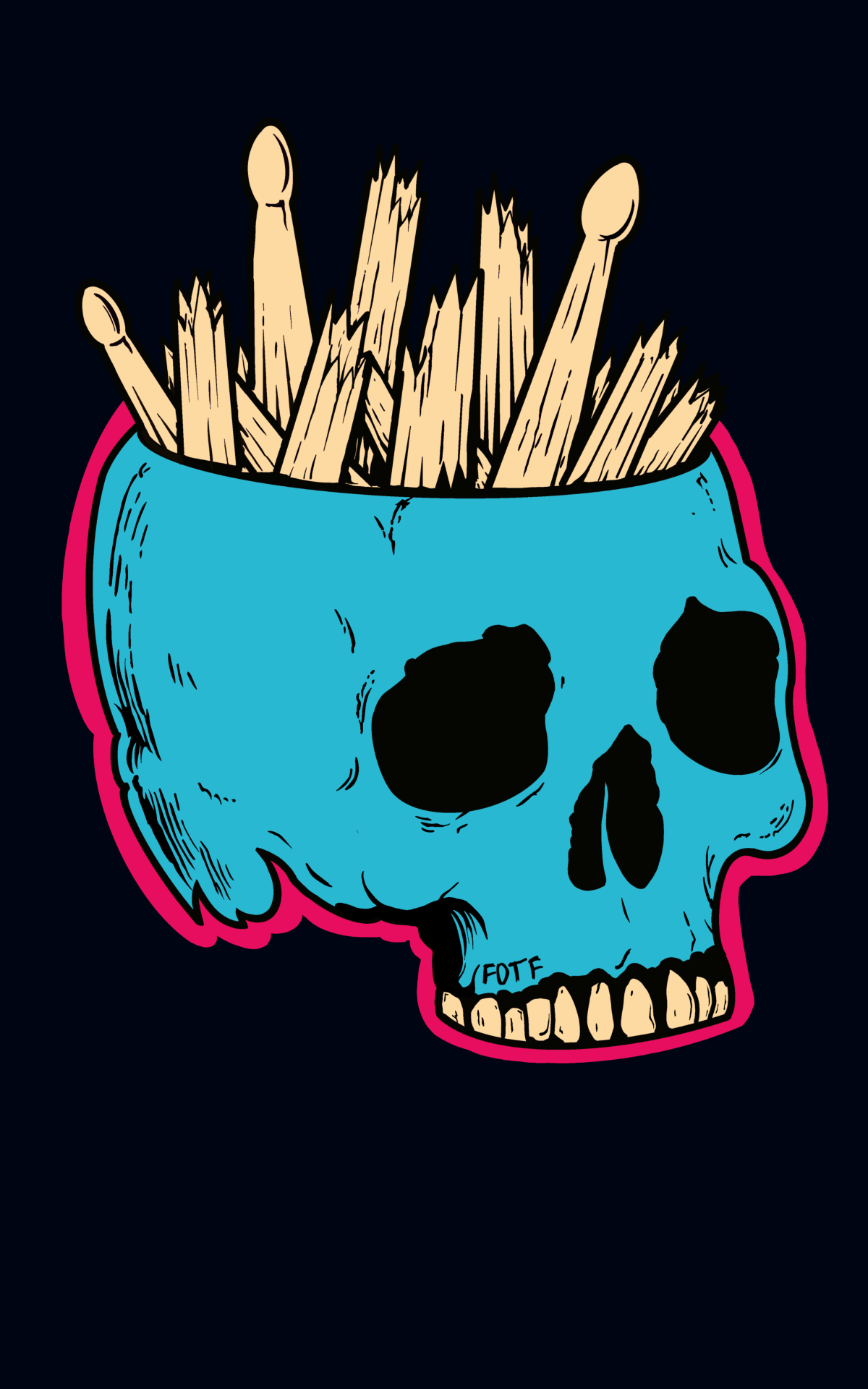 Stick Killer | T Shirt | Black