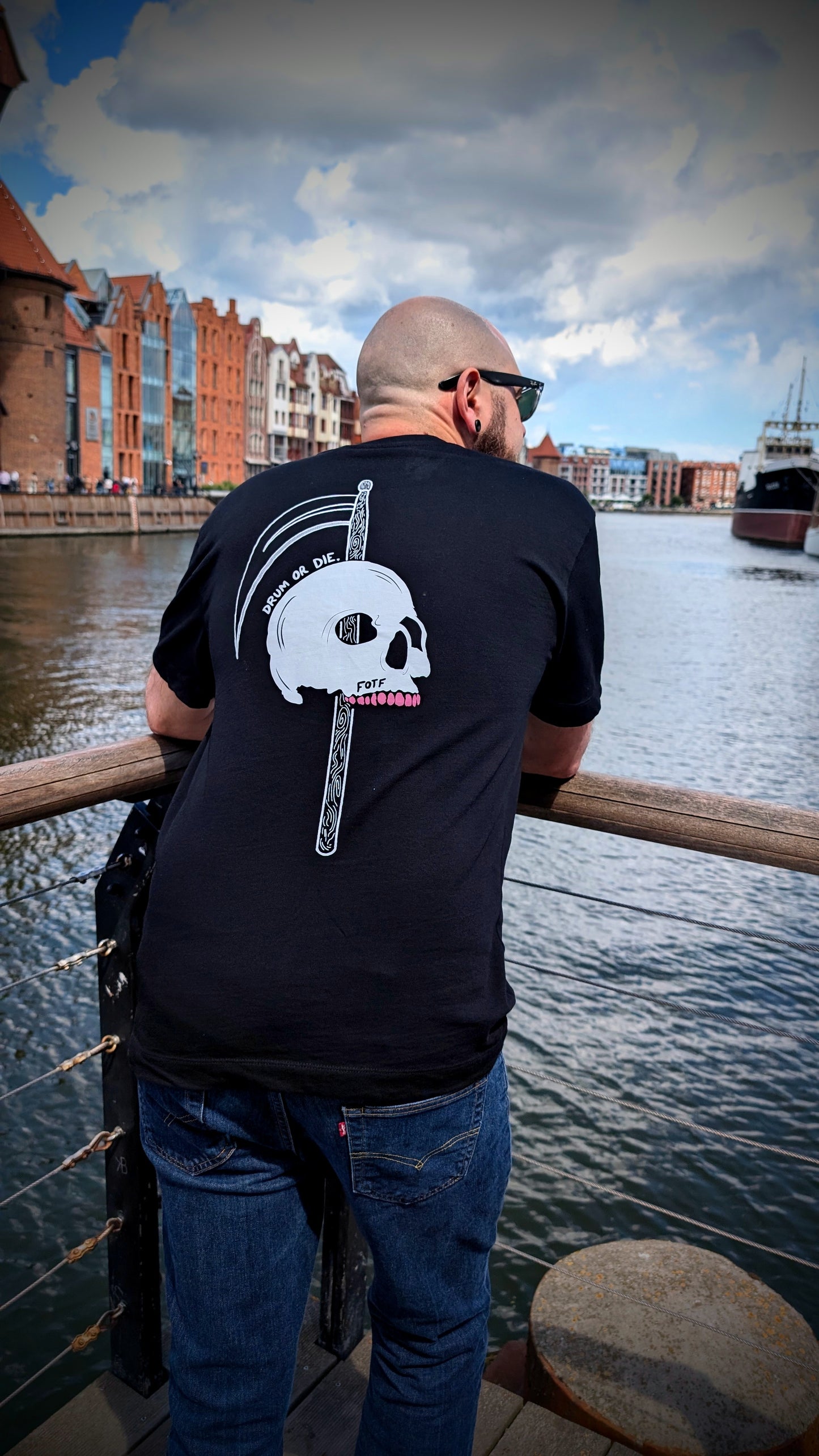 Drum or Die | T Shirt | Black